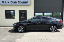 2019 Honda Civic with dark window tint